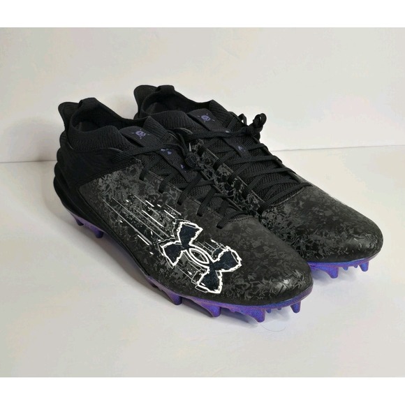Under‎ Armour Football Cleats Blur Smoke Suede 2.0 MC Mens Sz 14 3027978-001 New main image 13